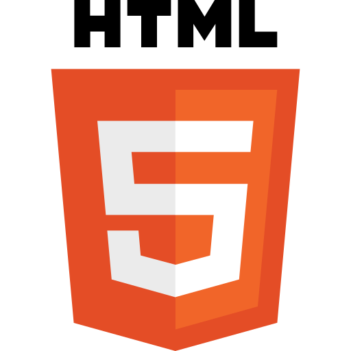 HTML5 logo representing HTML coding