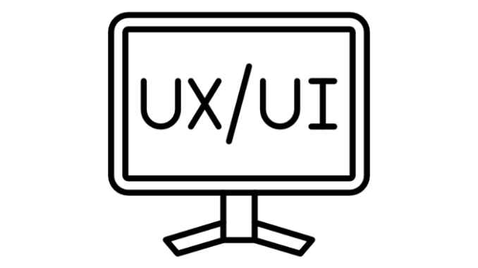 ui-developer a black and white computer screen for ui developer