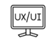 a black and white computer screen for ui developer
